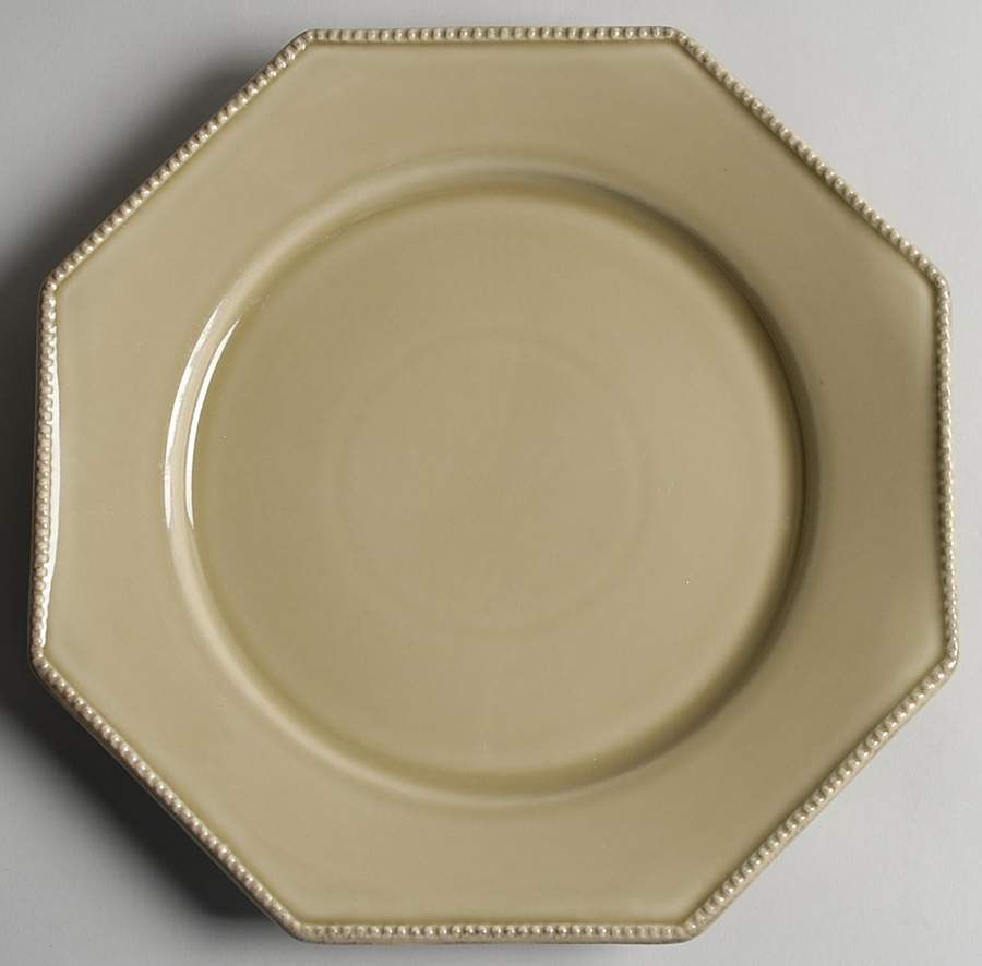 Pearl Green Octagonal Dinner Plate by Costa Nova China-1