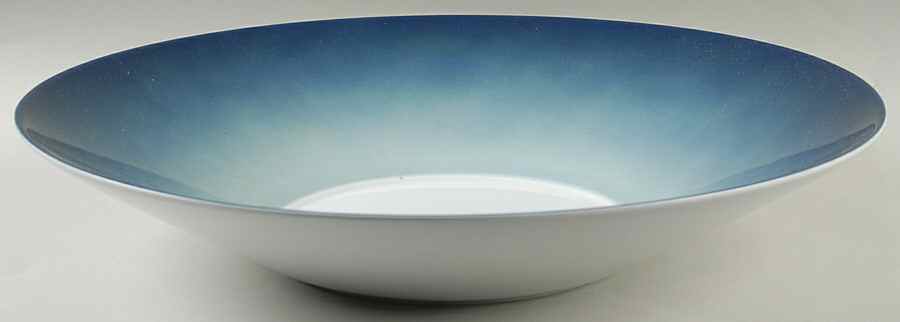 Mist 15" Round Serving Bowl by Crate & Barrel-1