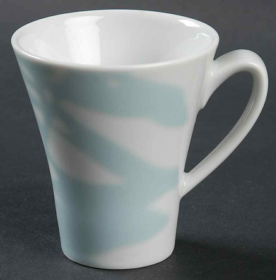 Mist Flat Demitasse Cup by Crate & Barrel-1