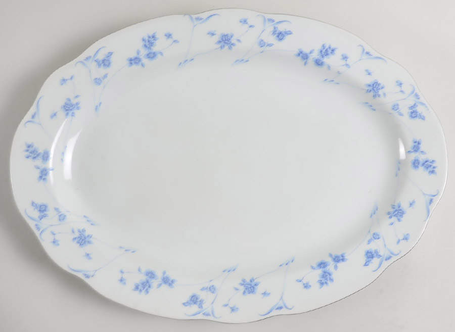 CX398 14" Oval Serving Platter by China (Made in China)-1