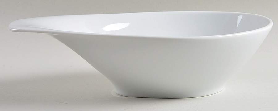 Elixyr 9" Oval Vegetable Bowl by Crate & Barrel-1