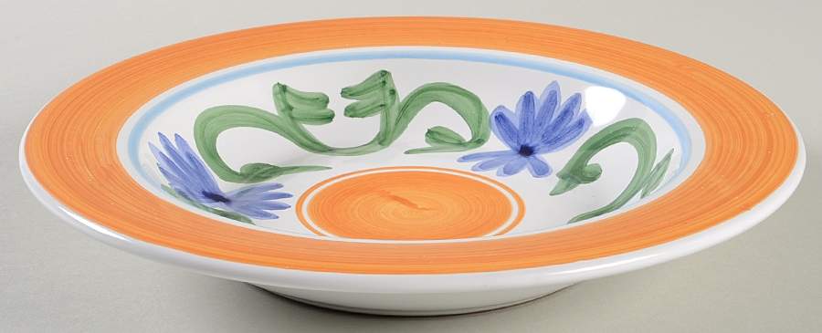 Sole Large Rim Soup Bowl by Caleca-1