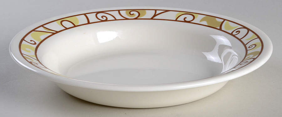 Garden Trellis (Corelle) Large Rim Soup Bowl by Corning Corelle-1