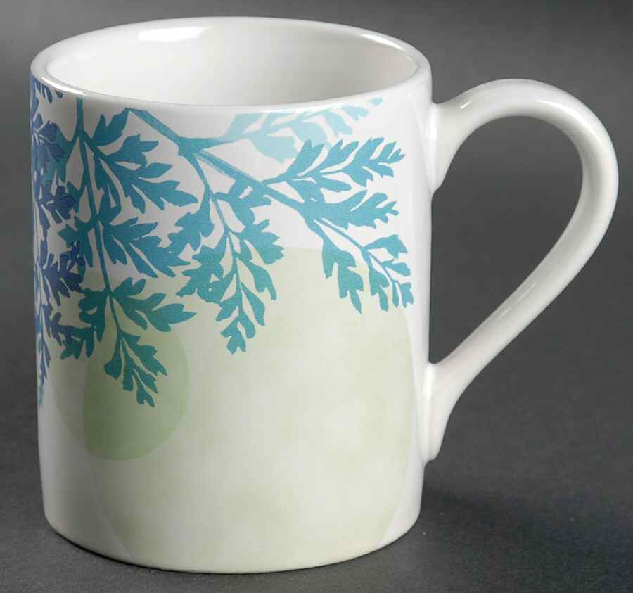 Aqua Fern (Corelle) Mug by Corning Corelle-1