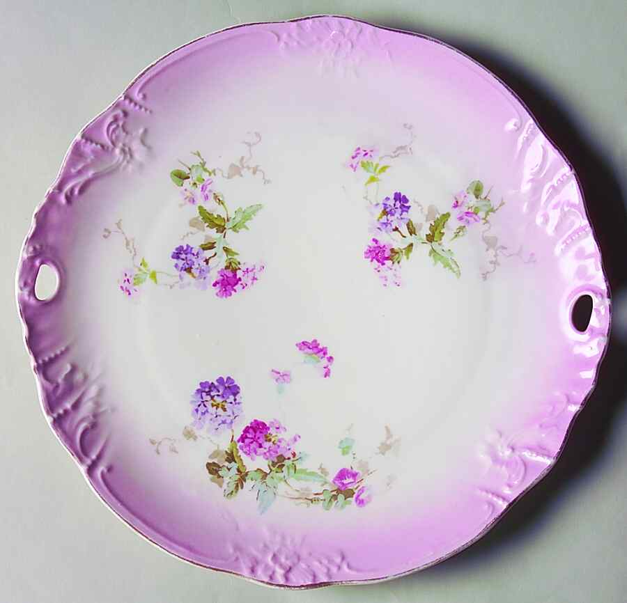 CTI202 Handled Cake Plate by Carl Tielsch-1