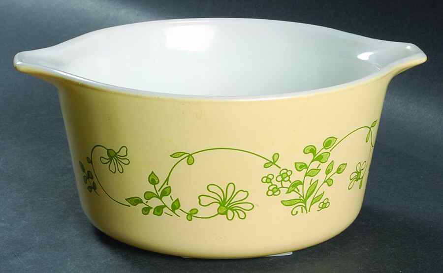 Shenandoah 1 Qt Round Casserole No Lid by Pyrex-1