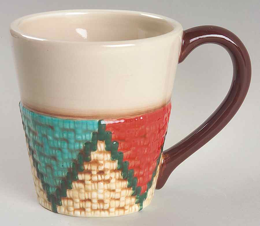 Basket Weave Mug by Clay Art-1
