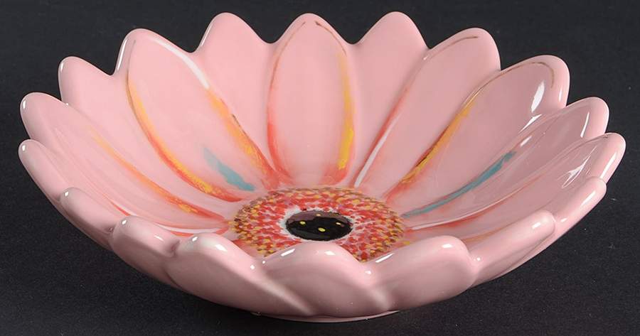 Gerbera Figural Dip Bowl by Clay Art-1
