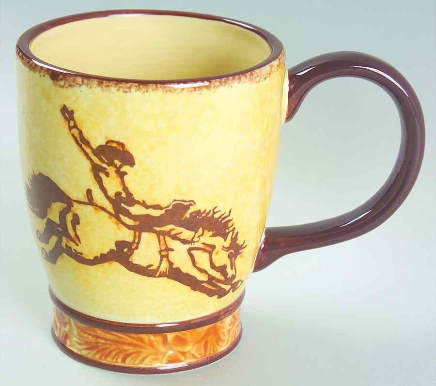 Rodeo Mug by Clay Art-1