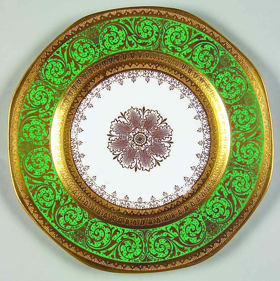 CRS155 Luncheon Plate by Crown Staffordshire-1