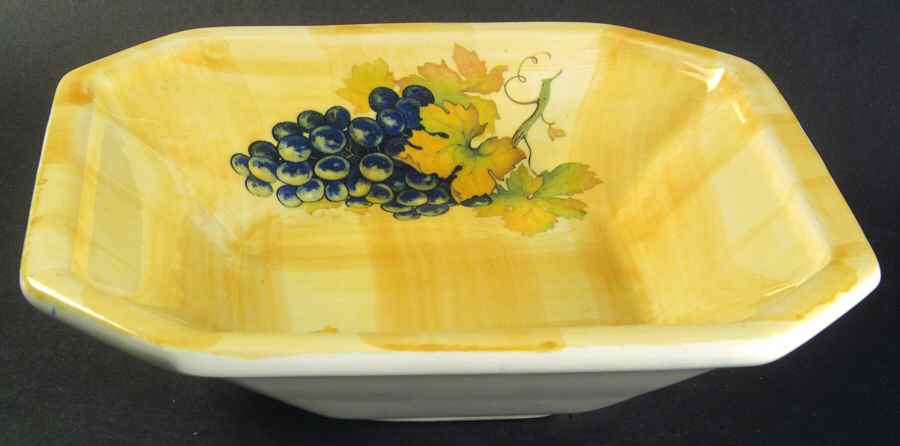 CXQ7 8" Square Bowl by Ceramica Due Torri-1