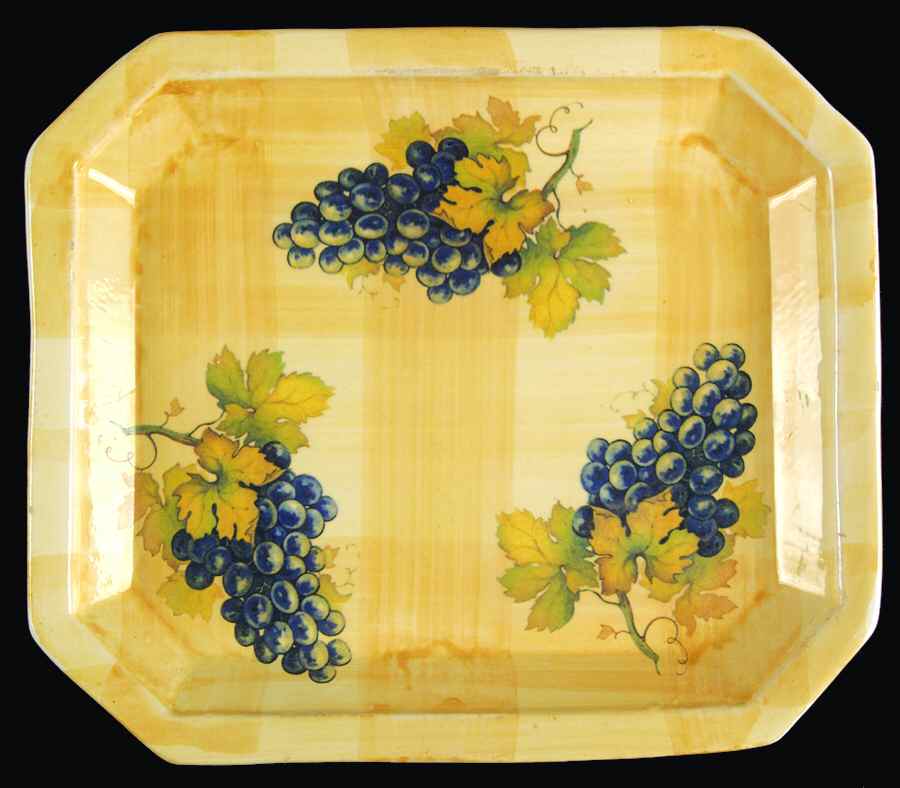 CXQ7 10" Octagonal Serving Platter by Ceramica Due Torri-1
