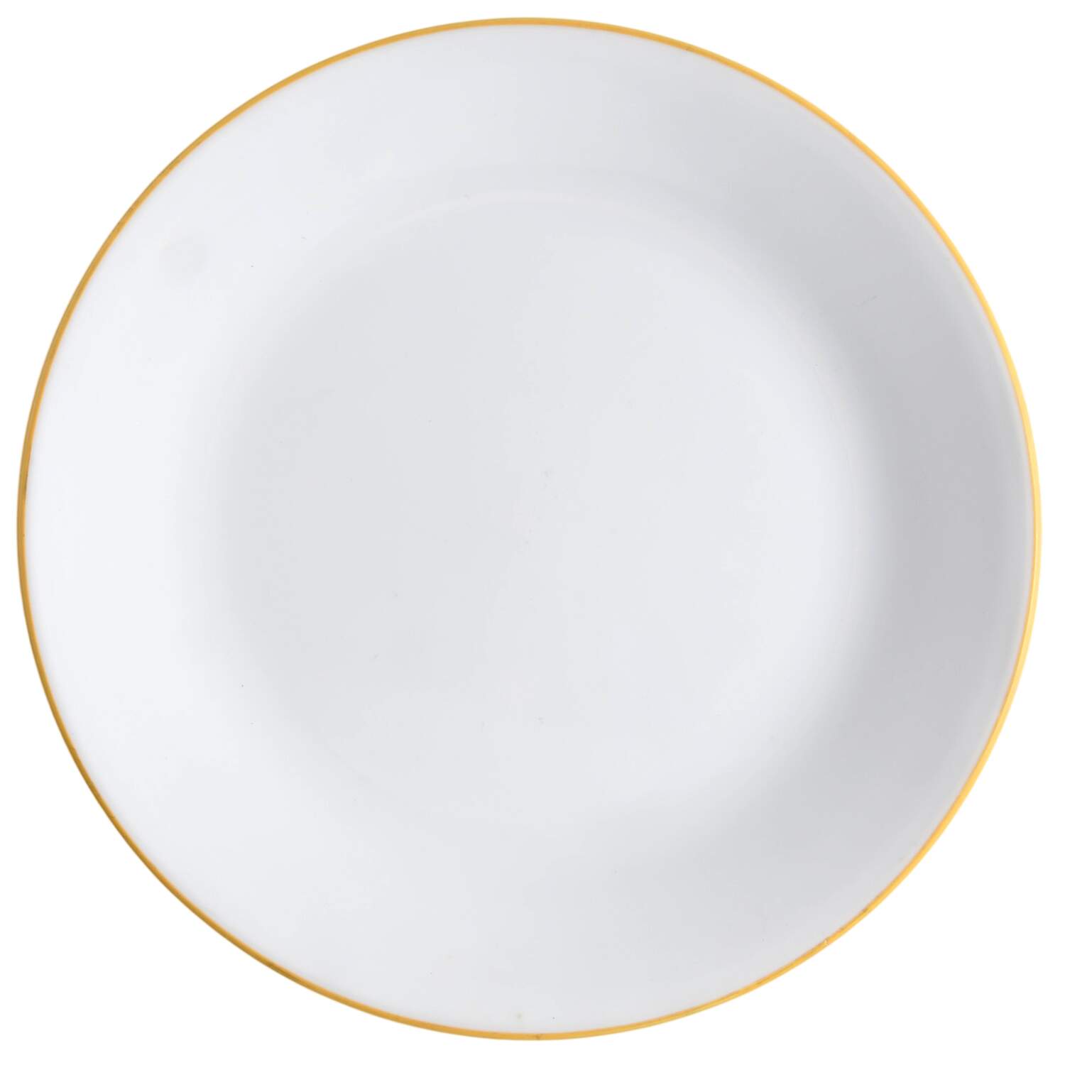 Yellow Hoops Dinner Plate by Corning Corelle-1