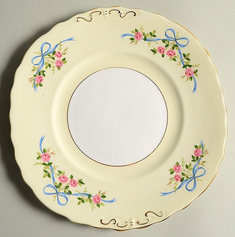 6805 Handled Cake Plate by Colclough-1