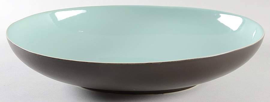 Caribbean Solids 12" Oval Vegetable Bowl by Costa Nova China-1