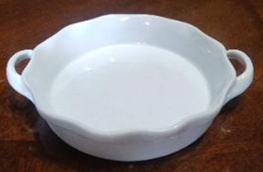Wavy White 4" Souffle by BIA Cordon Bleu-1