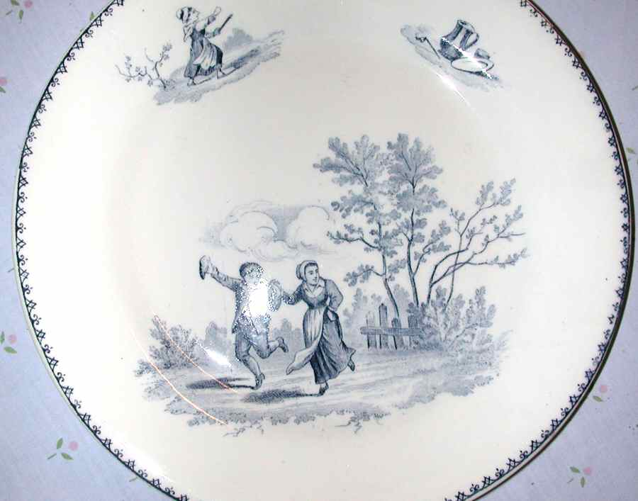 Teniers Luncheon Plate by Charles Martin-1
