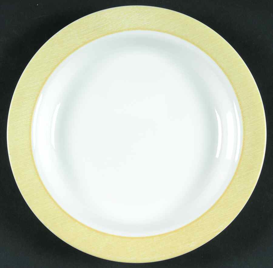 Yellow Linen Rim Soup Bowl by Corning Corelle-1