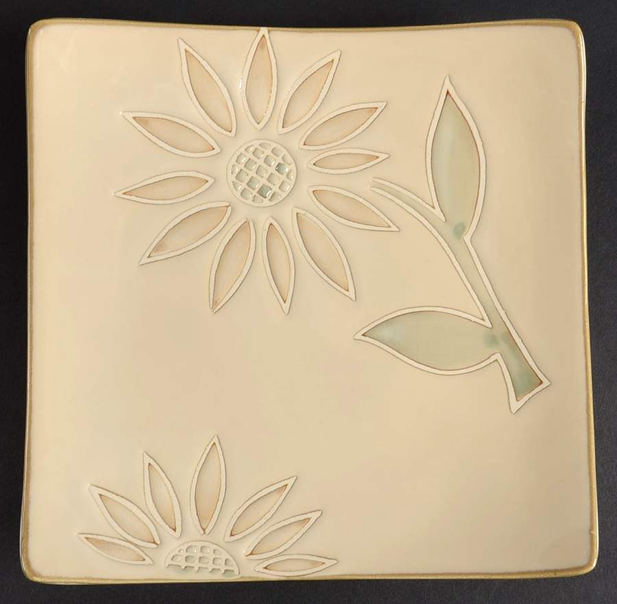 Sunflower Square Salad Plate by Cuisinart Dinnerware-1