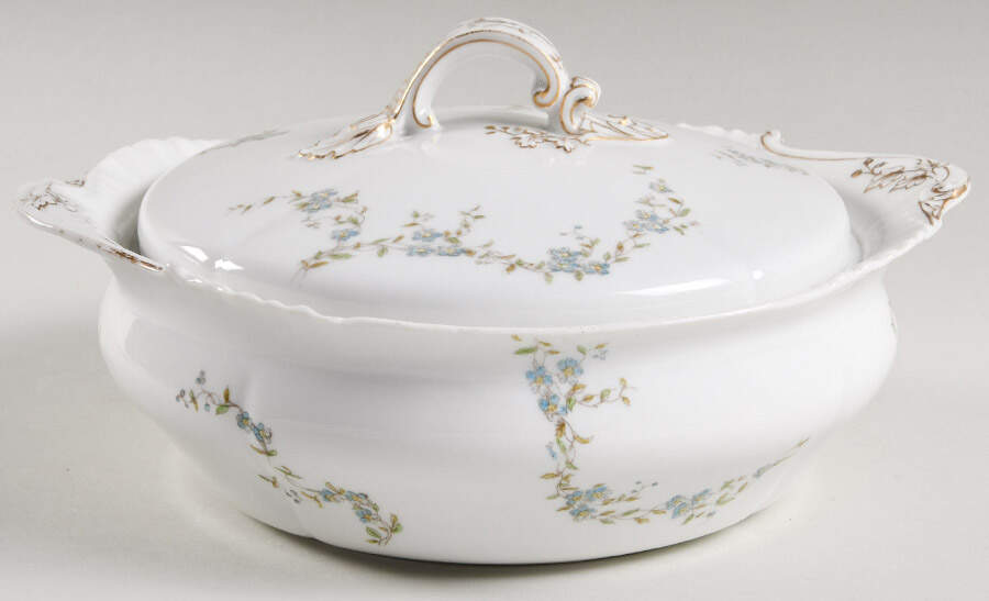 Schleiger 1299-7 Round Covered Vegetable by Charles Field Haviland-1