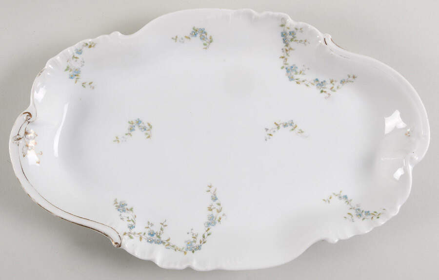 Schleiger 1299-7 14" Oval Serving Platter by Charles Field Haviland-1