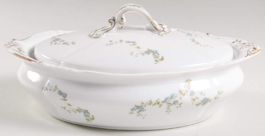 Schleiger 1299-7 Oval Covered Vegetable by Charles Field Haviland-1