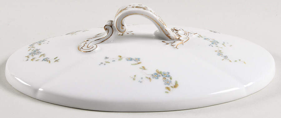 Schleiger 1299-7 Lid for Oval Vegetable by Charles Field Haviland-1