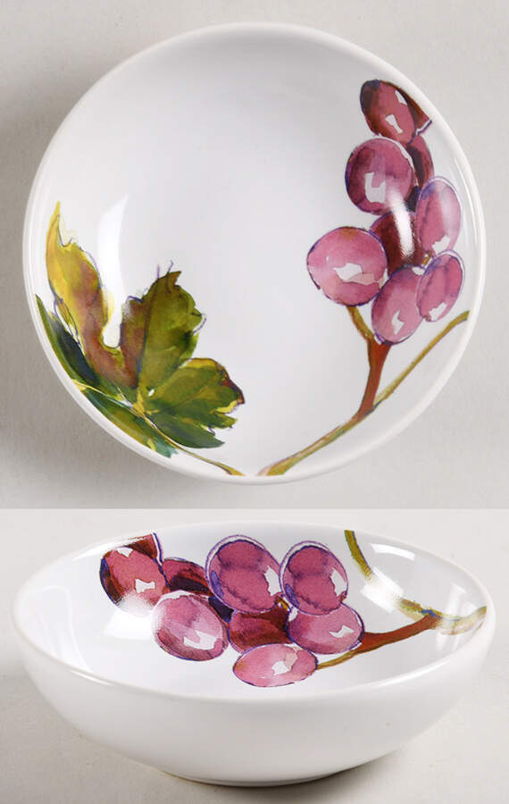 Entertaining Grapes Dip Bowl (For Dip and Spreader) by The Cellar (China)-1