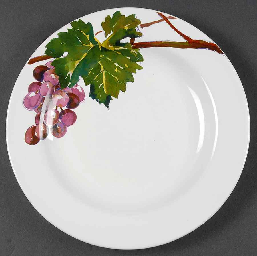Entertaining Grapes Salad Plate by The Cellar (China)-1