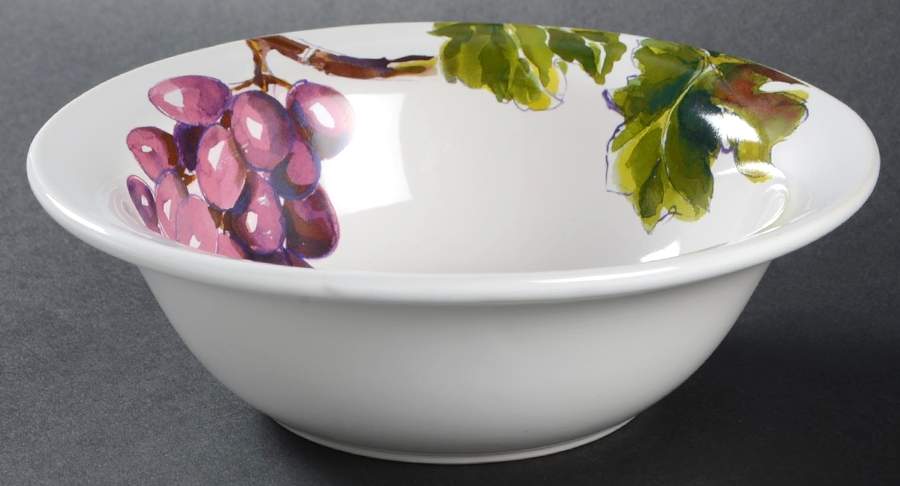 Entertaining Grapes Soup/Cereal Bowl by The Cellar (China)-1