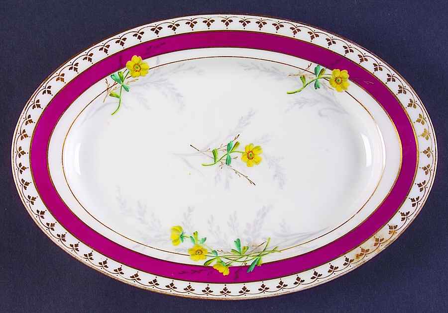 CHF1425 10" Oval Serving Platter by Charles Field Haviland-1