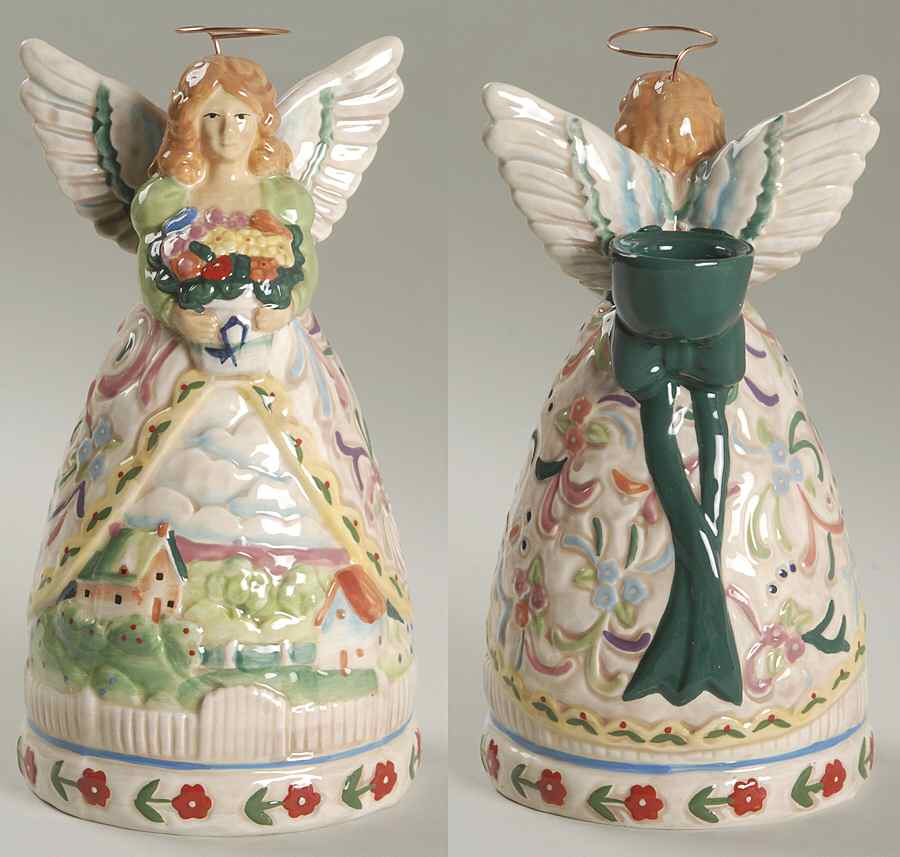 Angels Four Seasons Figural Candlestick by Certified International-1
