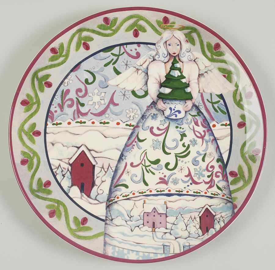 Angels Four Seasons Dinner Plate by Certified International-1