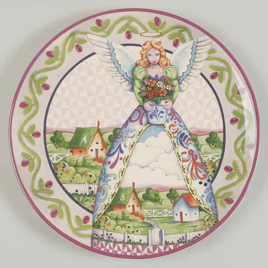 Angels Four Seasons Dinner Plate by Certified International-1