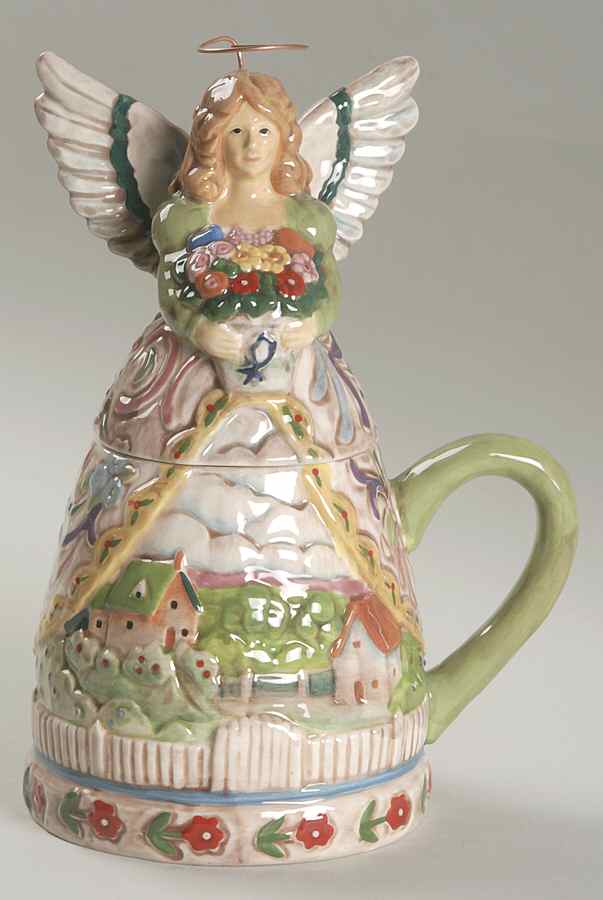 Angels Four Seasons Figural Mug & Lid by Certified International-1