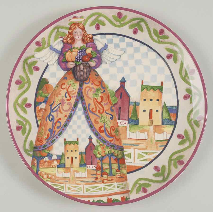 Angels Four Seasons Dinner Plate by Certified International-1
