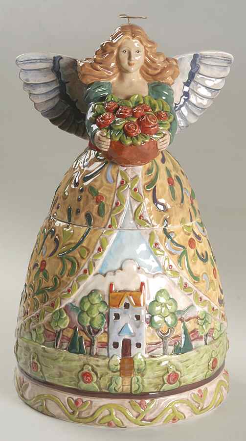 Angels Four Seasons Figural Cookie Jar & Lid by Certified International-1