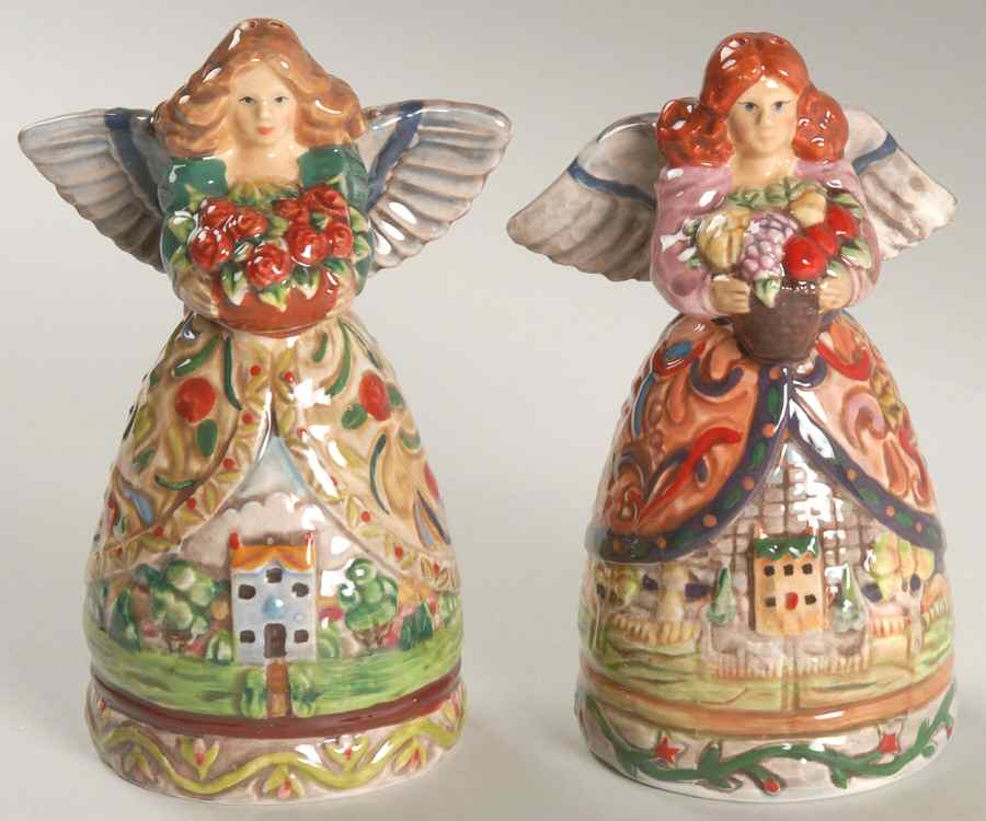 Angels Four Seasons Figural Salt & Pepper Set by Certified International-1