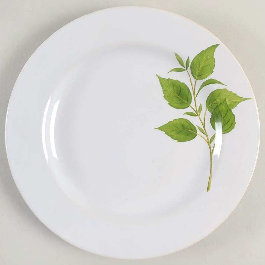 Culinary Herbs Salad/Dessert Plate by Certified International-1