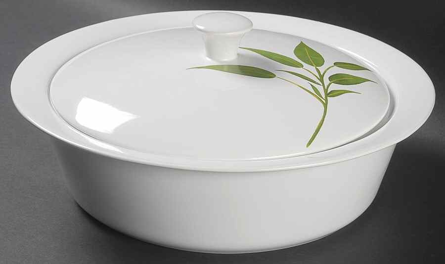 Culinary Herbs 2.25 Qt Round Covered Casserole by Certified International-1
