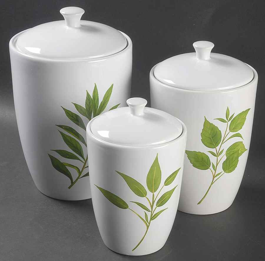 Culinary Herbs (3 Piece) Canister Set (Box Set) by Certified International-1