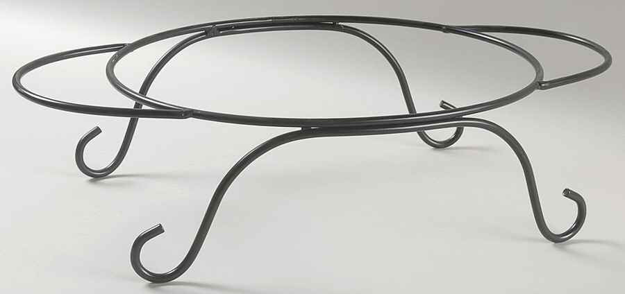 Culinary Herbs 16" Oval Baker Metal Stand by Certified International-1