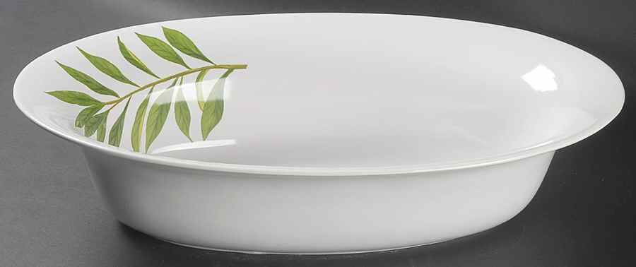 Culinary Herbs 16" Large Oval Salad Serving Bowl by Certified International-1