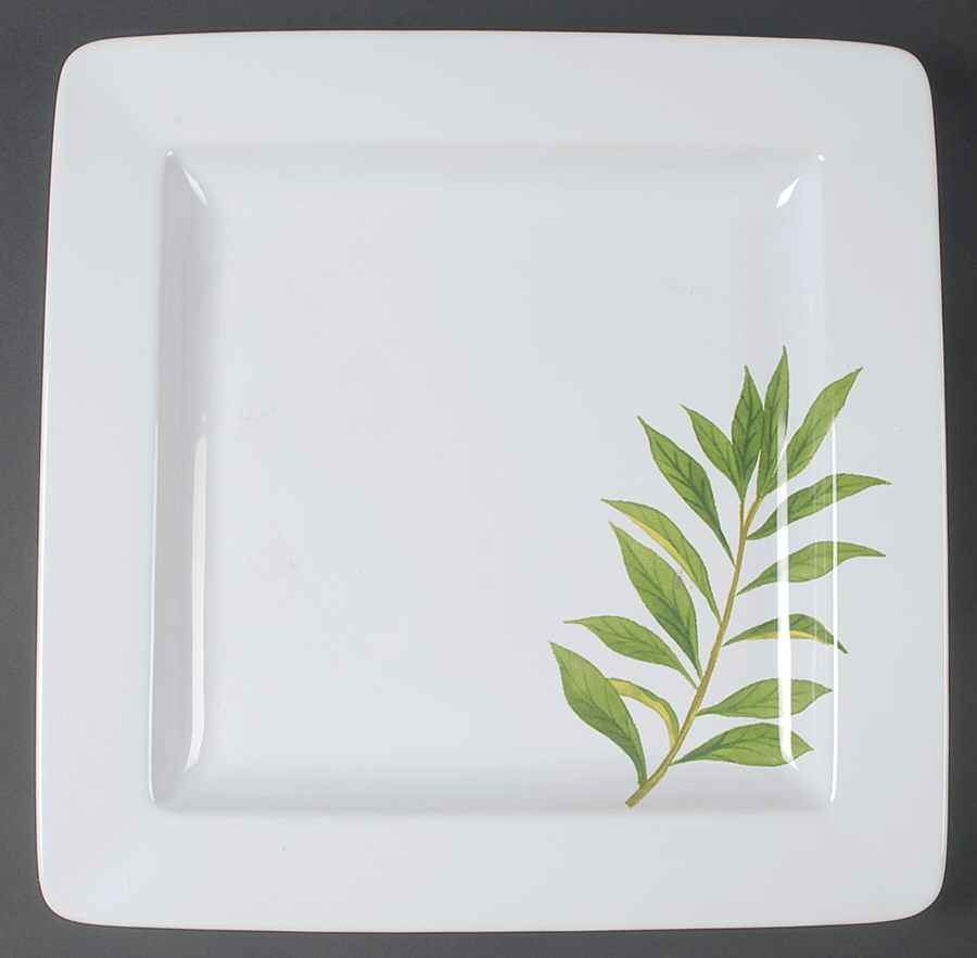 Culinary Herbs Square Service Plate (Charger) by Certified International-1