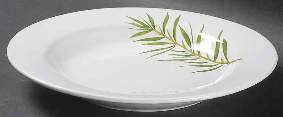 Culinary Herbs Large Rim Soup Bowl by Certified International-1