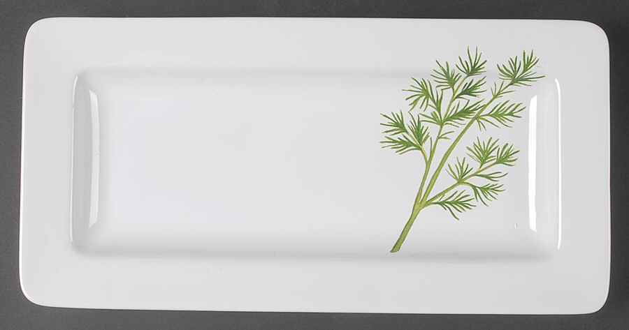 Culinary Herbs 12" Rectangular Tray by Certified International-1
