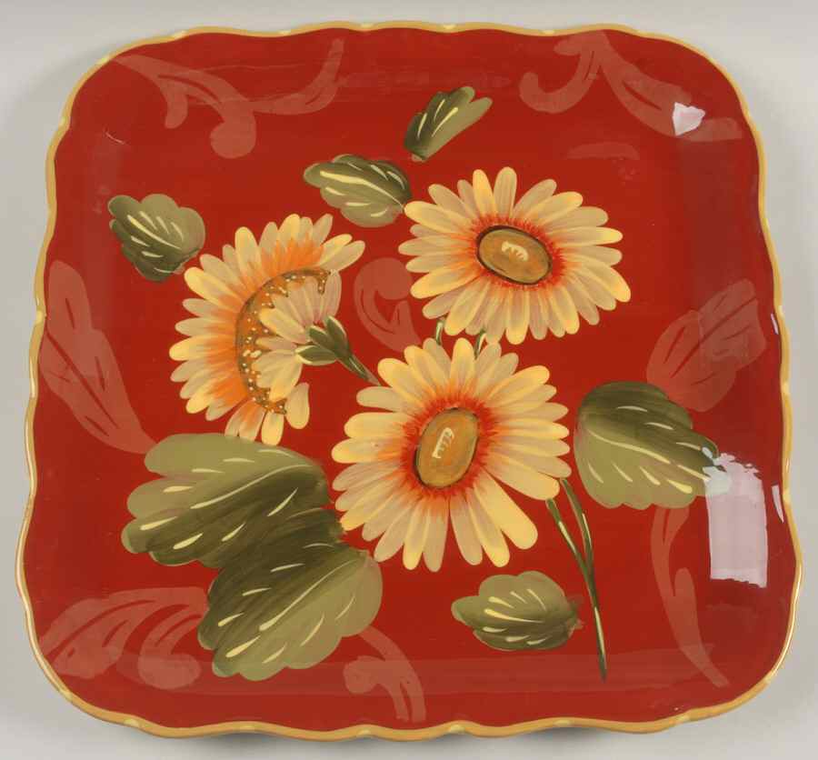 Fiori 16" Square Serving Platter by Certified International-1