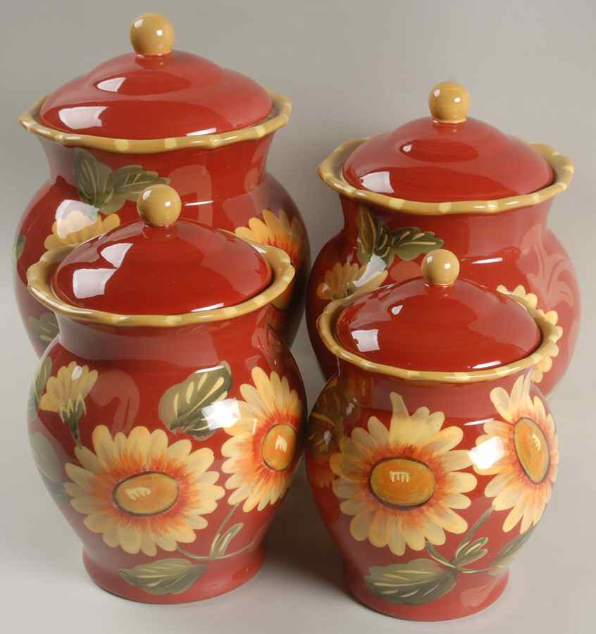 Fiori (4 Piece) Canister Set (Box Set) by Certified International-1