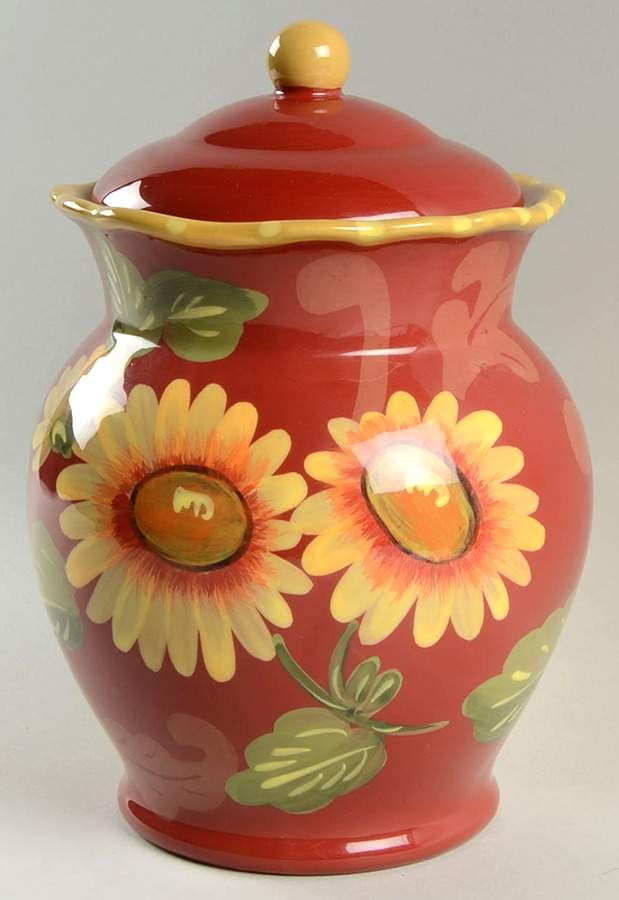 Fiori Extra Large Canister & Lid by Certified International-1