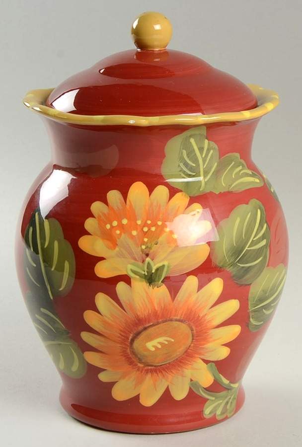 Fiori Medium Canister & Lid by Certified International-1